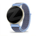 Bandz Garmin Vivoactive 5 Nylon Loop Armband (Azurblau)