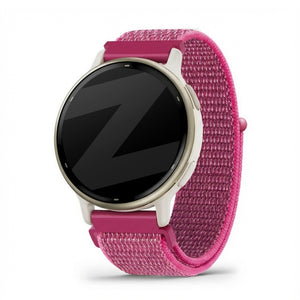 Bandz Garmin Vivoactive 5 Nylon Loop Armband (Drachenfrucht)