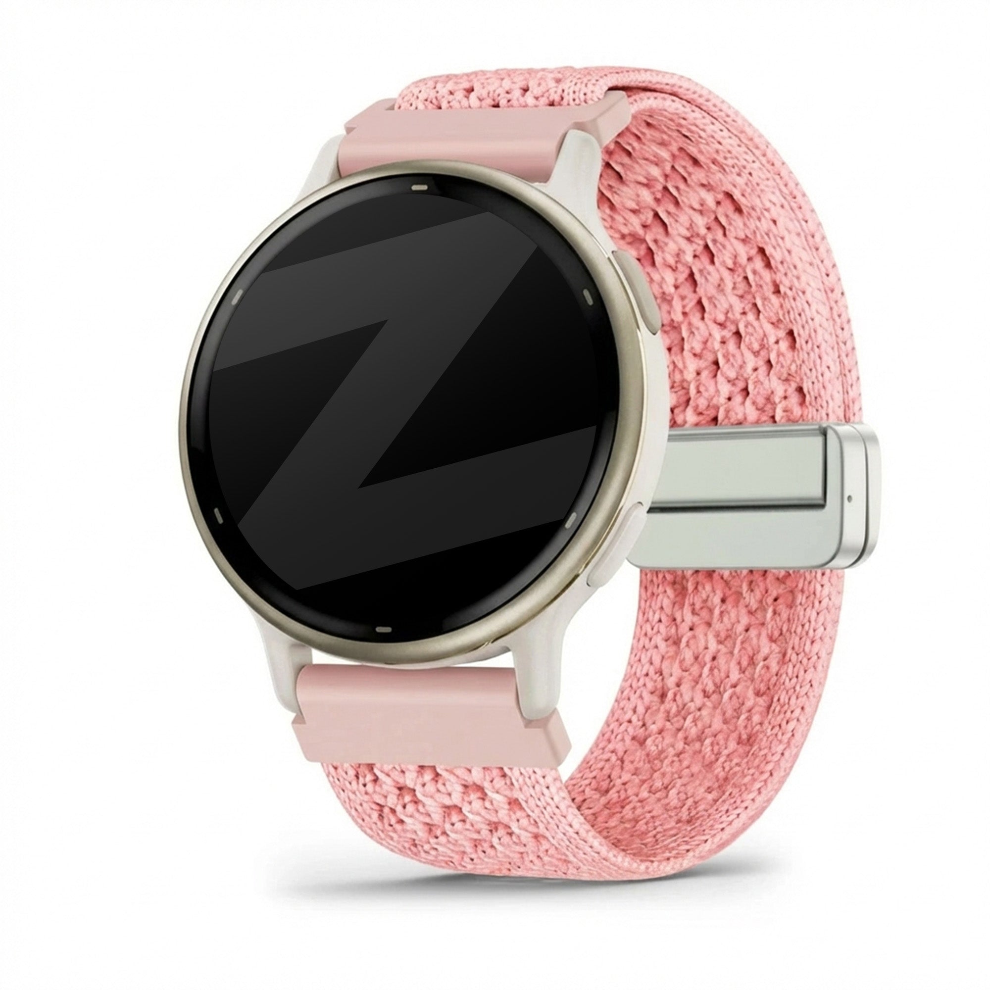 Bandz Bracelet nylon Vintage Garmin Vivoactive 5 (rose)