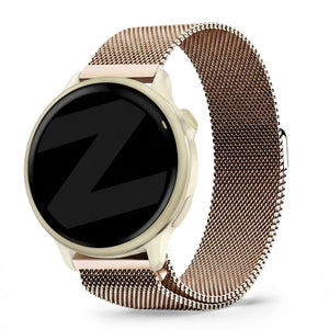 Bandz Bracelet milanais Garmin Vivoactive 6 (rose or)
