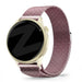 Bandz Garmin Vivoactive 6 Milanese loop band (roze)