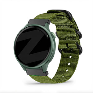 Bandz Bracelet nylon avec boucle Garmin Vivoactive 6 (vert)
