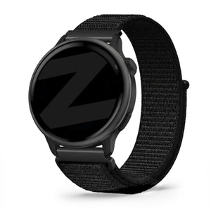 Bandz Garmin Vivoactive 6 nylon loop band (zwart)