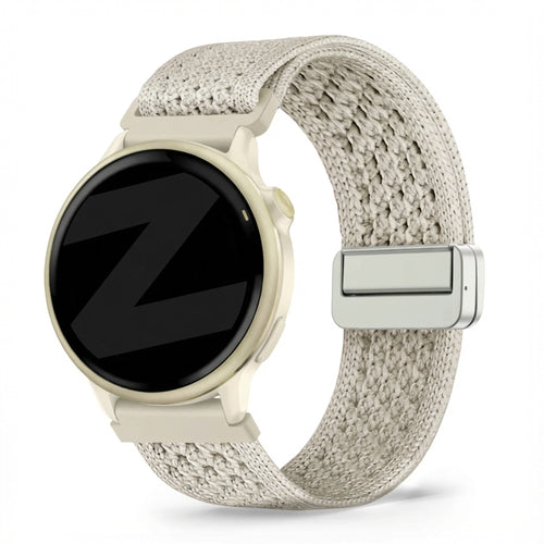 Bandz Garmin Vivoactive 6 vintage nylon band (sterrenlicht)