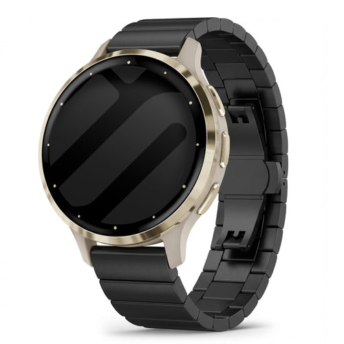 Bracelet acier Garmin Venu 3s (noir)