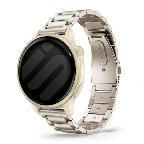 Correa acero Garmin Vivoactive 6 (blanco estrella)