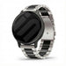 Correa acero Garmin Vivoactive 5 (plateado/negro)