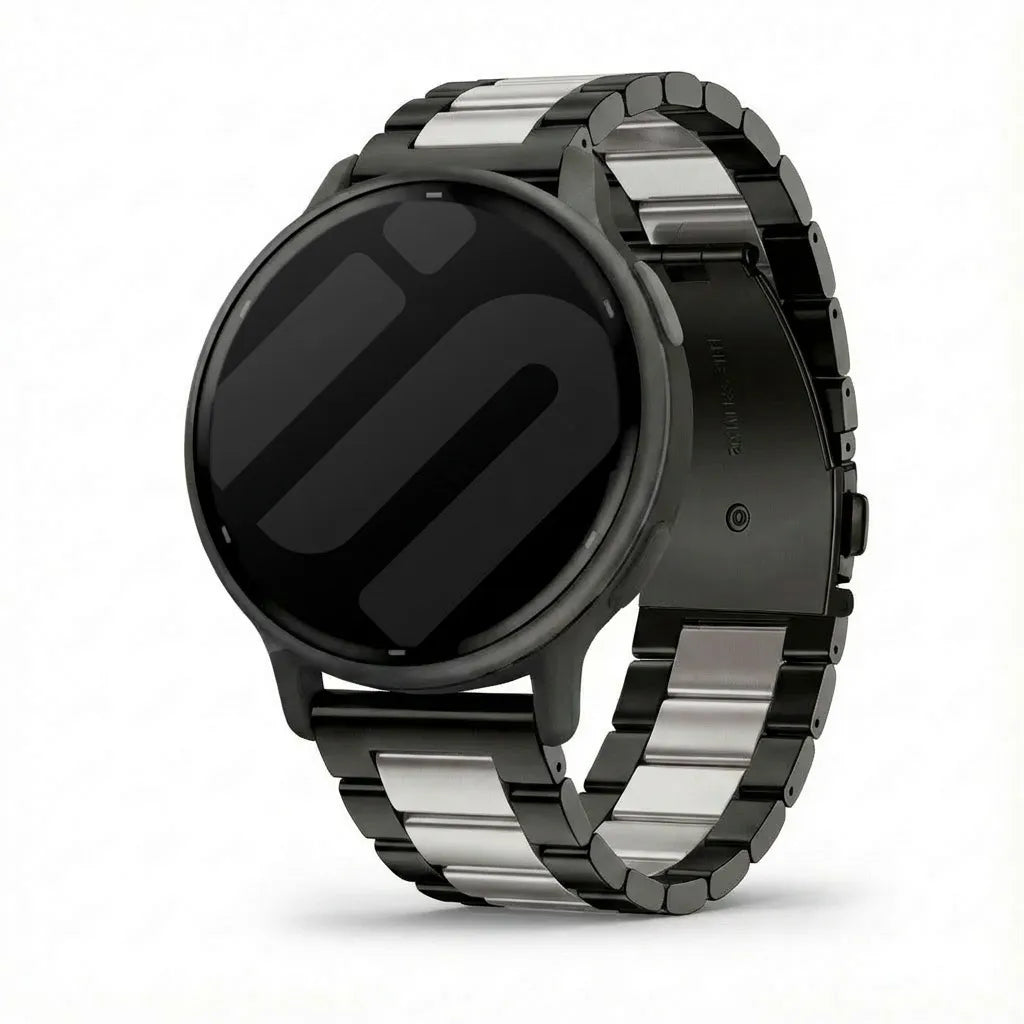 Garmin Vivoactive 5 Stahlarmband (Schwarz/Silber)
