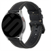 Universeel 24mm leren bandje (zwart)