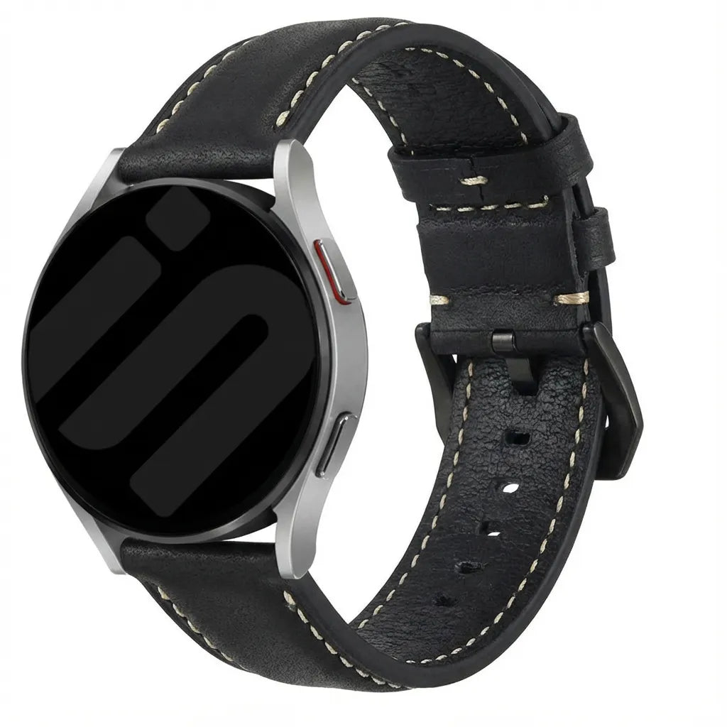 Garmin Venu X1 Leather Strap (Black)