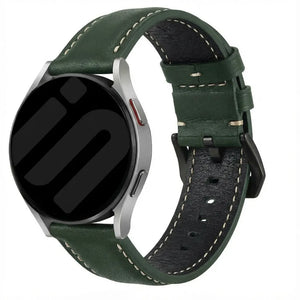 Garmin Venu X1 leren bandje (groen)
