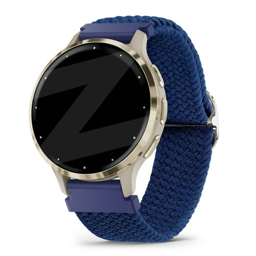 Bandz Garmin Venu 3s Verstellbares Geflochtenes Armband (Blau)