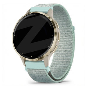 Bandz Garmin Venu 3s Nylon Loop Armband (Hell Cyan)