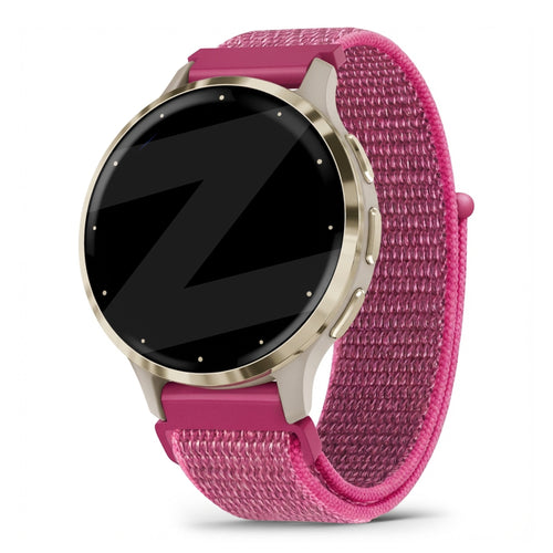 Bandz Garmin Venu 3s Nylon Loop Armband (Dragonfruit)