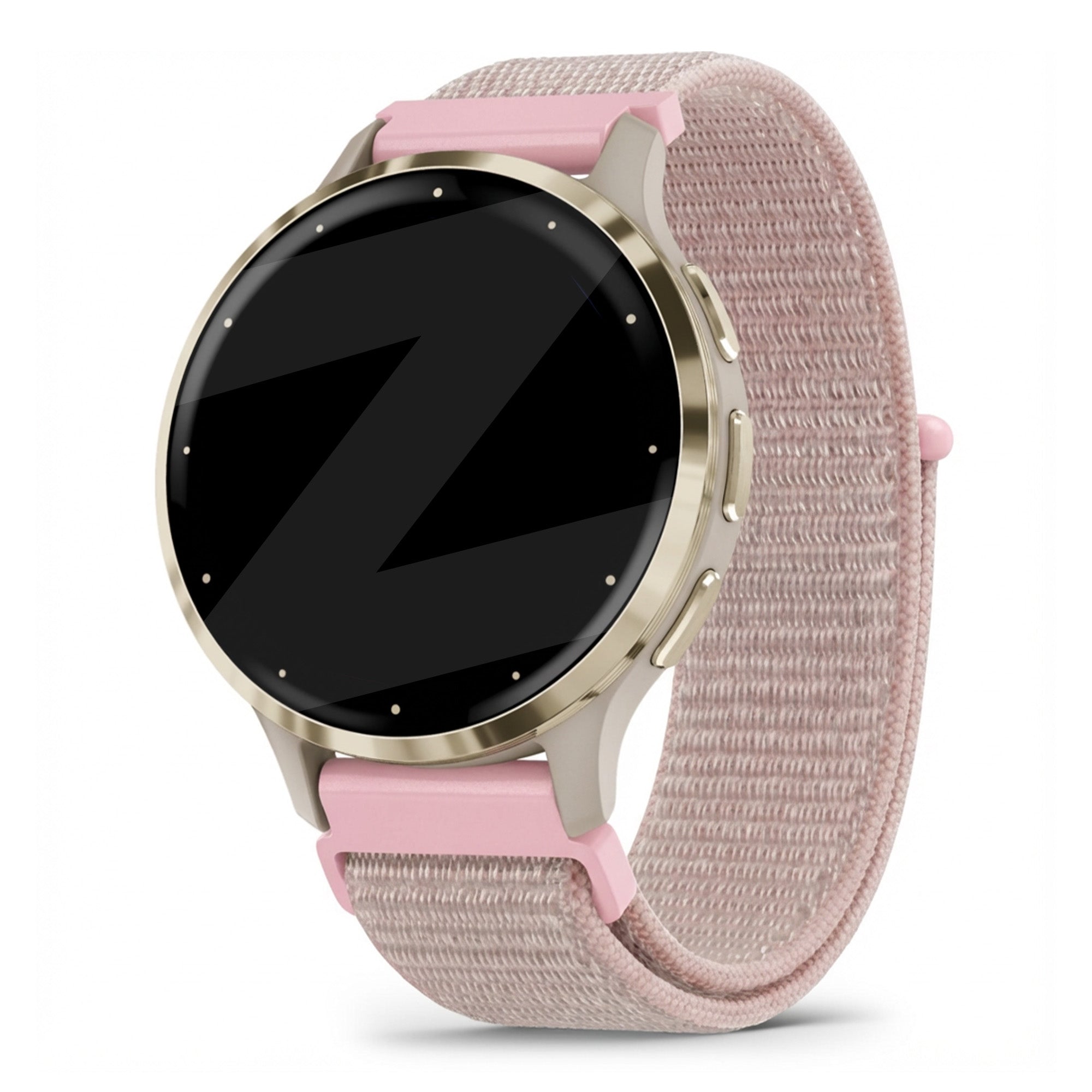 Bandz Correa nylon Loop Garmin Venu 3s (rosa dorado)