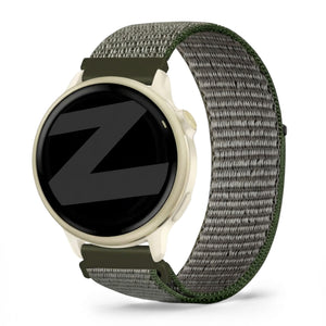Bandz Correa nylon Loop Garmin Vivoactive 6 (verde oliva)
