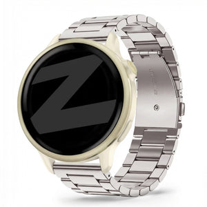 Bandz Garmin Vivoactive 6 stalen band 'Classic' (sterrenlicht)