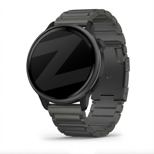 Bandz Bracelet titane Garmin Vivoactive 6 (noir)