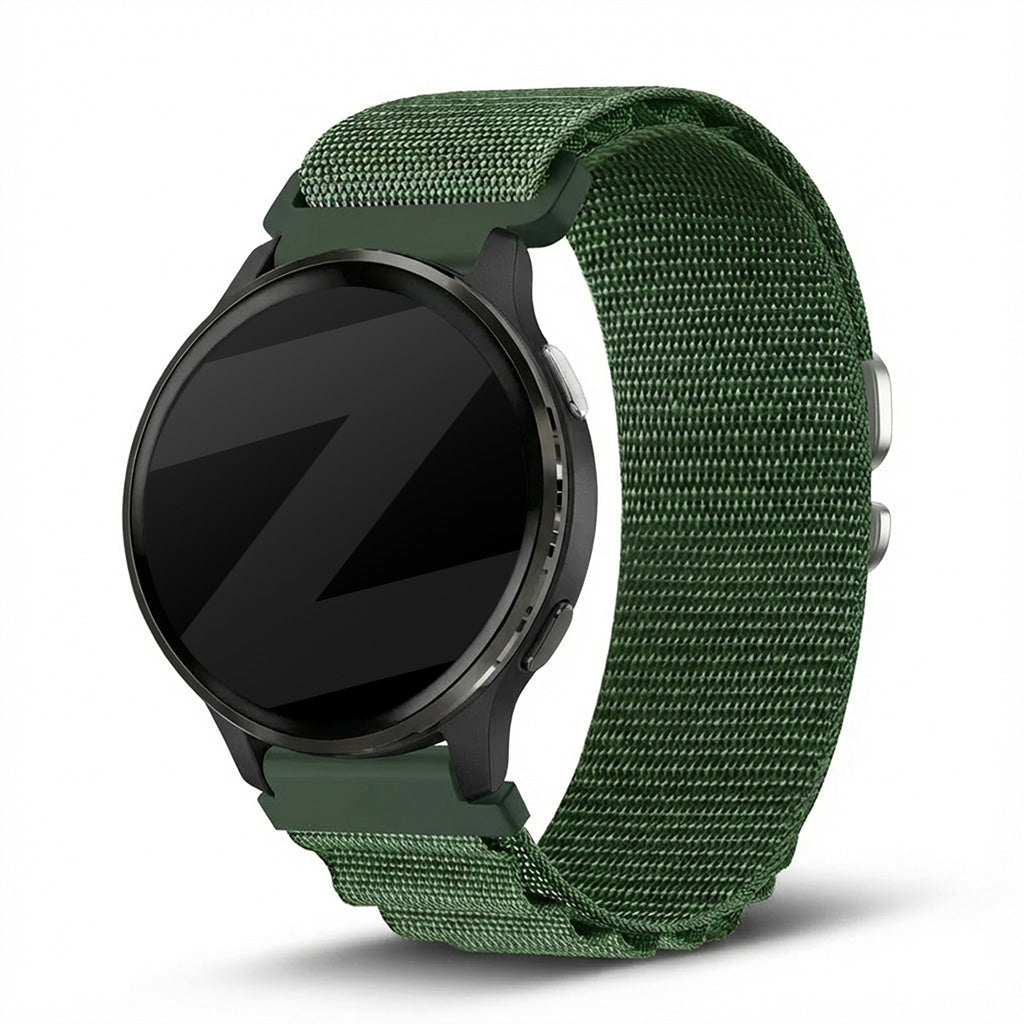 Bandz Correa nylon Alpine Garmin Vivoactive 5 (verde)