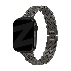 Bandz Bracelet metal 'V-Type' Apple Watch (noir)