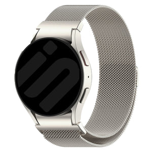 Samsung Galaxy Watch 4 40mm 'One push' Milanese band (champagne)