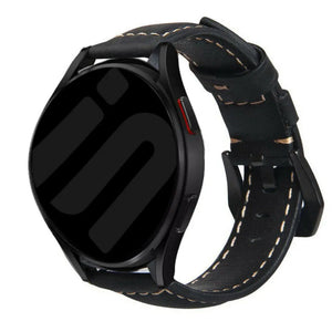 Amazfit GTS 4 Leather Strap (Black)