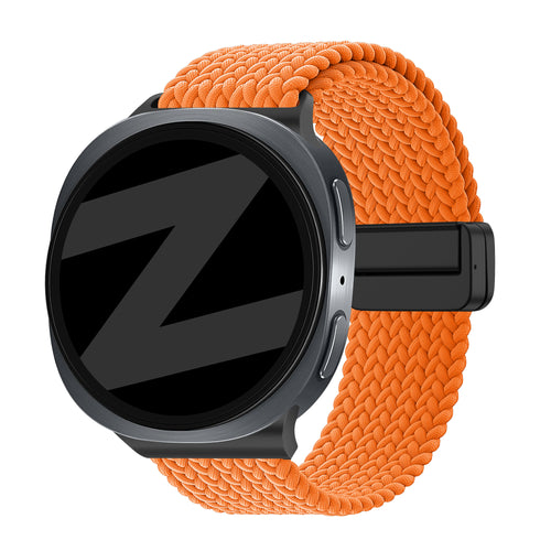 Bandz Correa trenzada magnética Samsung Galaxy Watch 8 - 44mm (naranja)