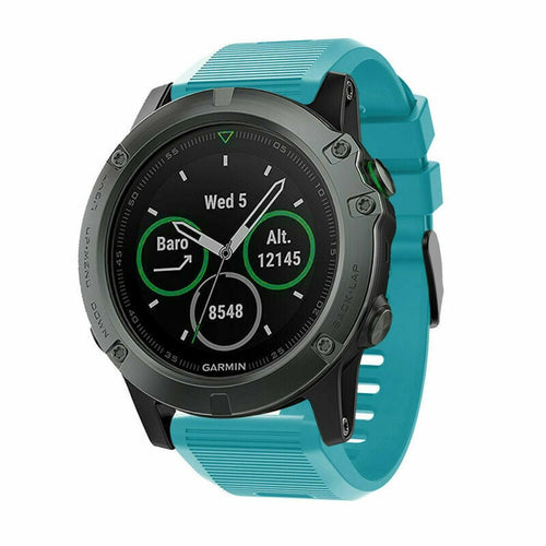 Bracelet silicone Garmin Descent MK2(i) (bleu clair)