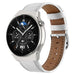 Bracelet cuir Huawei Watch GT 3 Pro 46mm (blanc)