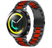 Samsung Gear Sport stalen band (zwart/rood)
