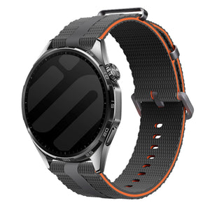 Polar Ignite Silicone Active Strap (Dark Grey/Orange)