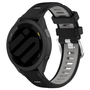 Garmin Forerunner 570 - 42mm Schnalle Sport Amrband (Schwarz/Grau)
