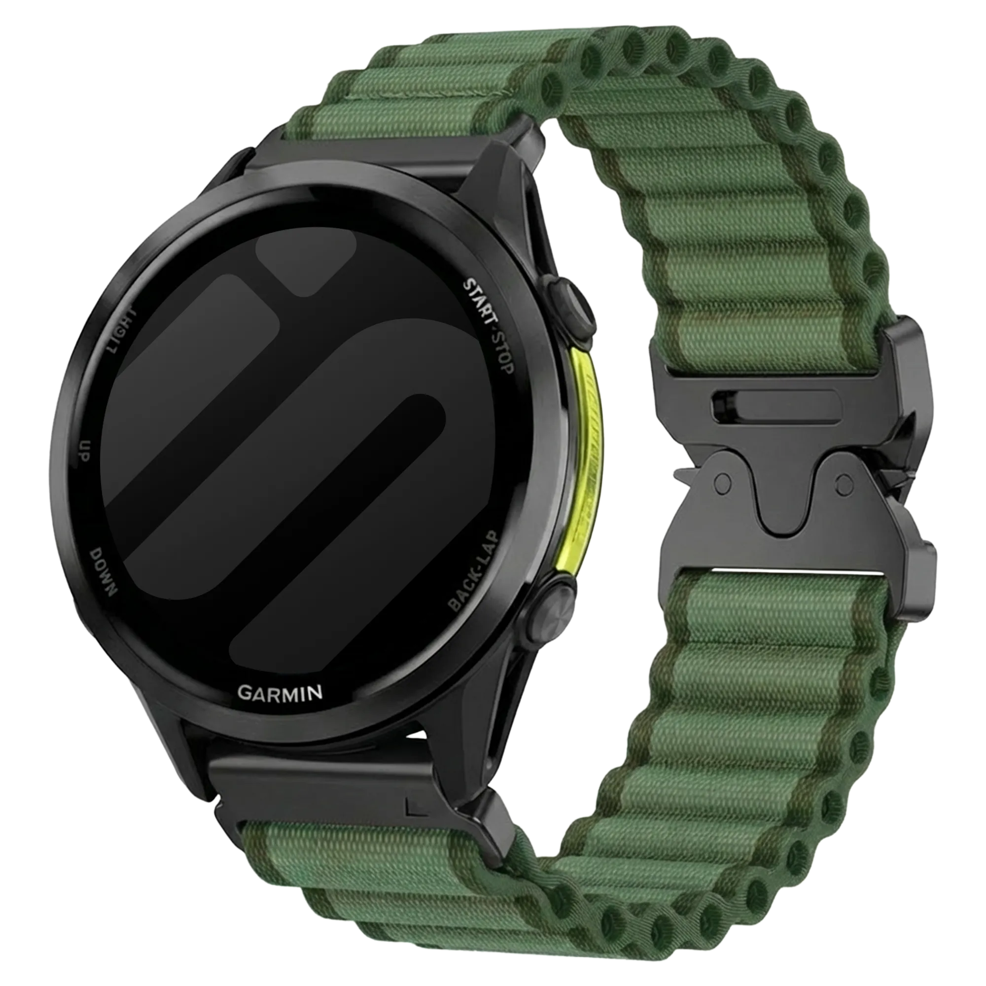 Garmin Forerunner 955 Outdoor Nylonarmband (Grün)