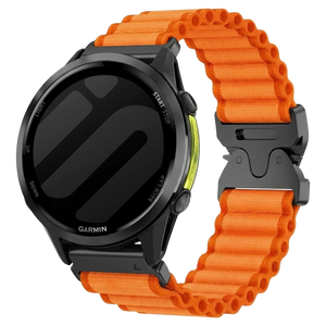 Garmin D2 Mach 2 - 47mm Outdoor Nylonarmband (Orange)