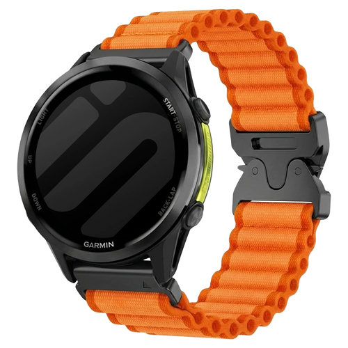 Garmin D2 Mach 2 - 47mm Outdoor Nylonarmband (Orange)