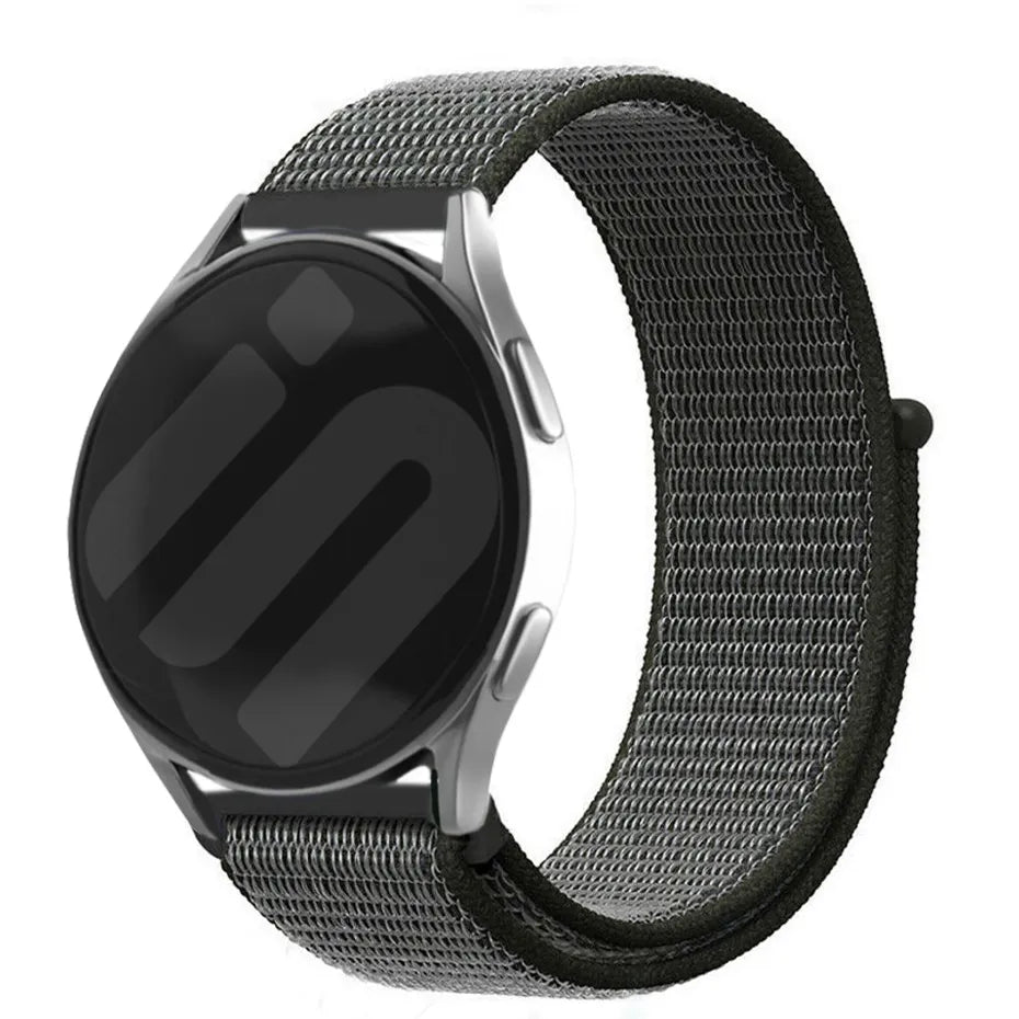 Amazfit GTS 4 Nylon Strap (Green/Grey)