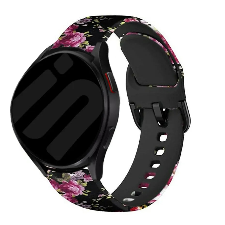 Pink Flower Withings Steel HR - 40mm Strap