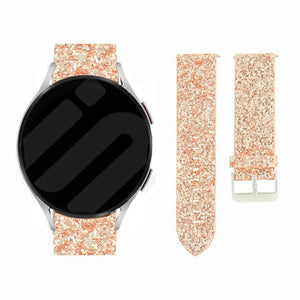 Amazfit GTR Mini Glitzerndes Lederarmband (Roségold)