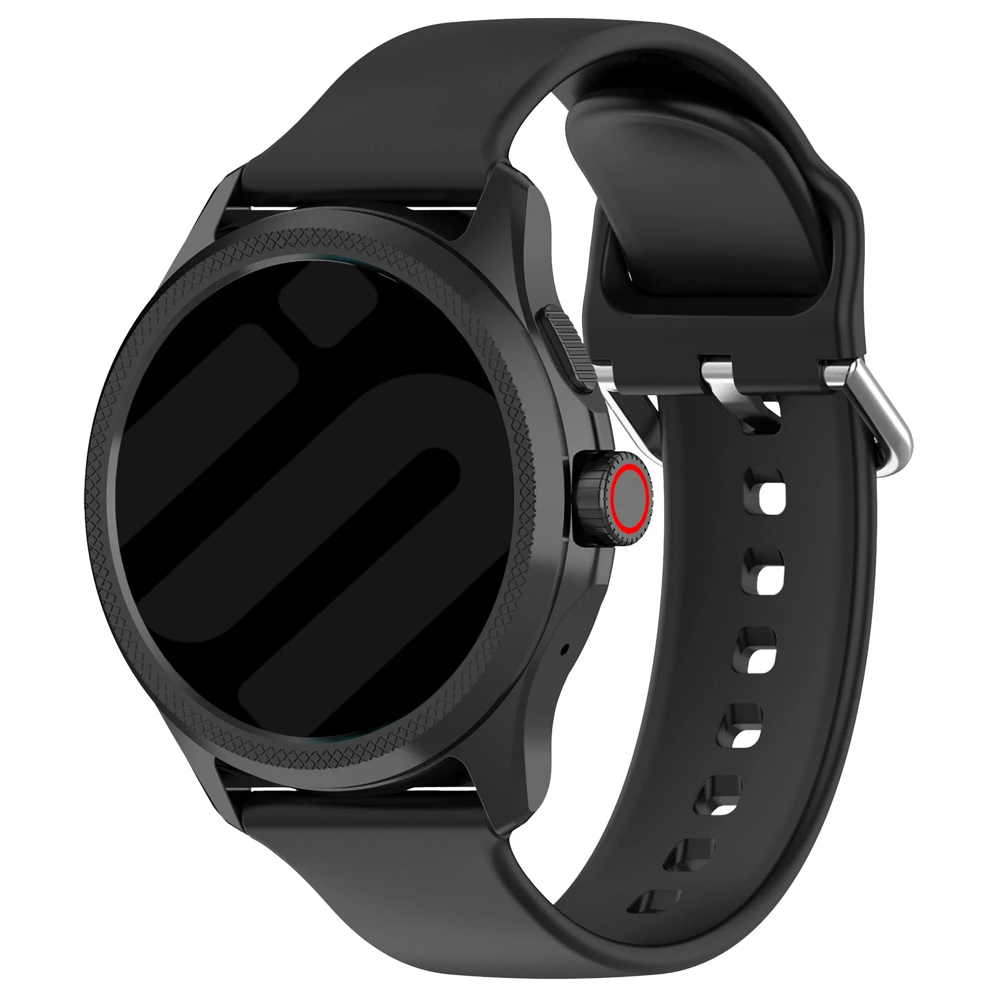 Bracelet silicone avec boucle TicWatch Pro 5 Enduro (noir)