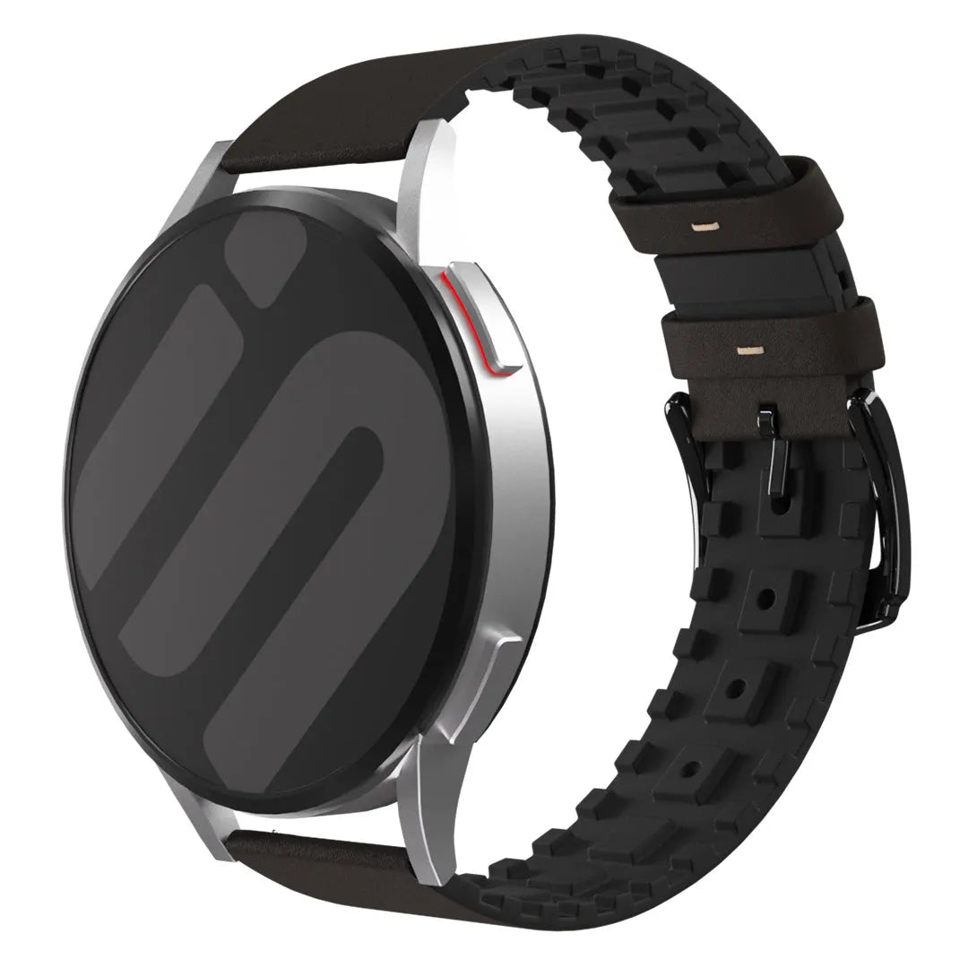 Amazfit Active Leather / Silicone Strap (Brown)