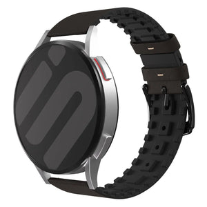 Bracelet cuir et silicone Coros Apex 42mm (marron)