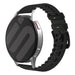 Bracelet cuir et silicone Amazfit Active 2 (vert)
