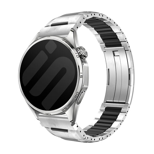 Coros Apex 2 Pro 'One Push' Stahl-Hybridarmband (Titan/Schwarz)