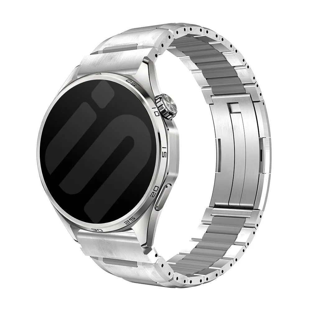 Polar Grit X Pro 'One Push' Steel Hybrid Strap (Titanium/Grey)