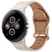 Bracelet cuir à boucle Google Pixel Watch 5 - 41mm (beige)