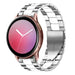 Bracelet acier Samsung Galaxy Watch Active (argent/blanc)