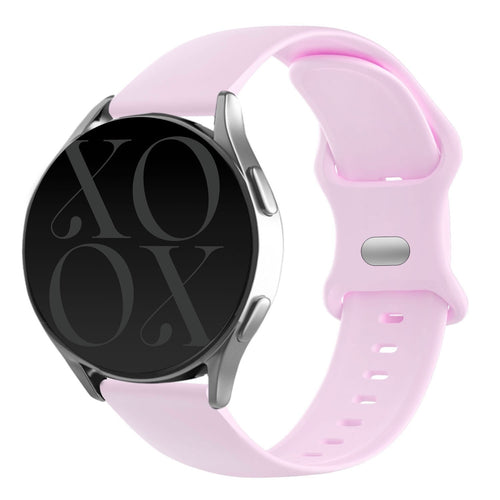 xoxo Wildhearts Samsung Galaxy Watch Active Silicone Strap (Bright Pink)