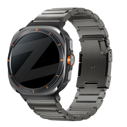 Bandz Samsung Galaxy Watch Ultra 2 titanium band 'Classic' (grafiet)