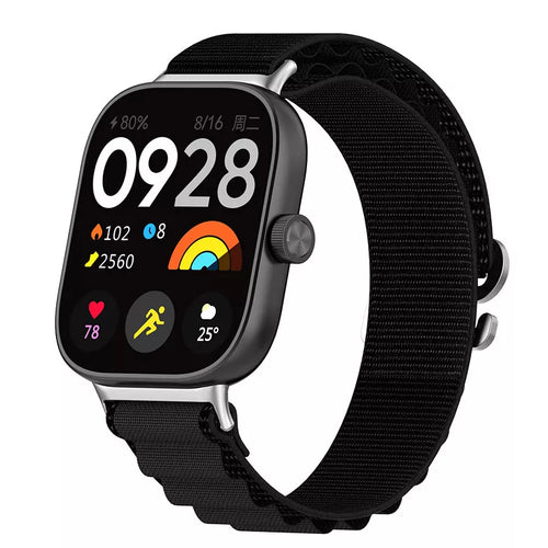 Correa nylon Alpine Redmi Watch 4 (negra)