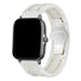 Bracelet acier céramique Amazfit Bip (blanc/or)